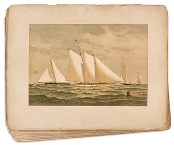 COZZENS, FREDERICK. American Yachts, a Series of Water-Color Sketches.